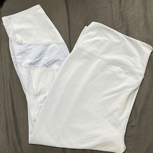 2x active leggings light blue with see through detail - old navy